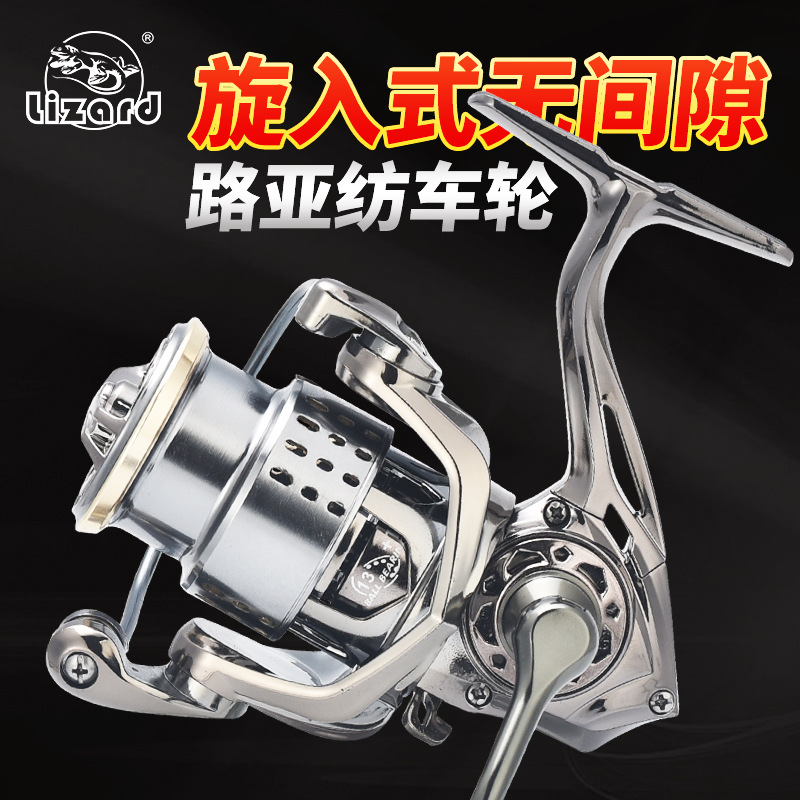 Ice Fishing Line - Spinning vismolen met ondiepe spoel, lange