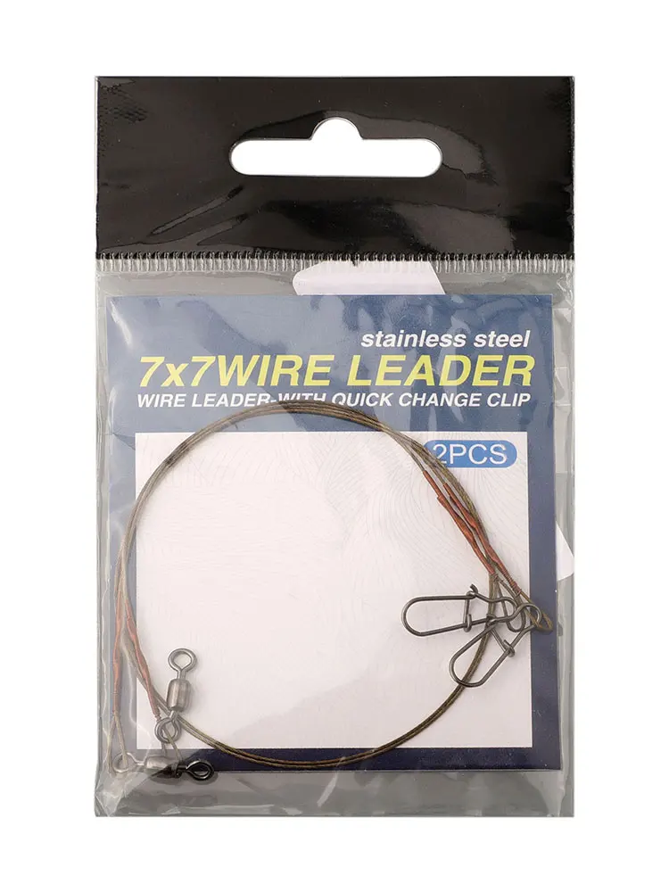 2 Stks/pak Vislijn Staaldraad  - Leader Line recensie en prijs