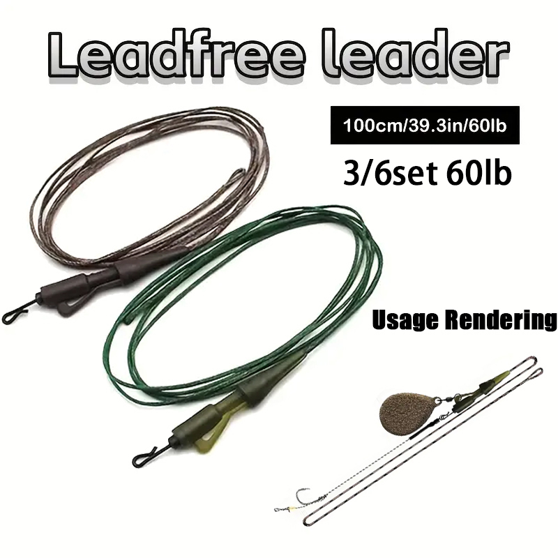 3/6pc CarpCarp Vislijn Klaar G - Leader Line recensie en prijs